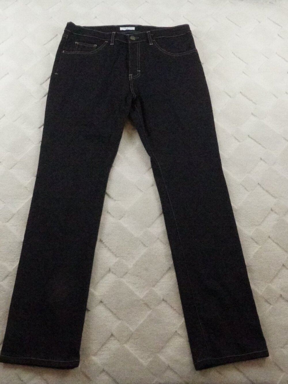 Tom James x Blue Delta Slim Straight Jean Mens 32x32 Dark Wash